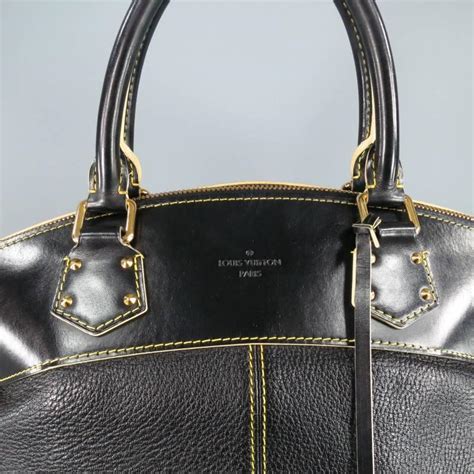 louis vuitton bag yellow stitching